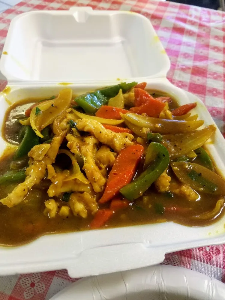 Stewed Curry Conch